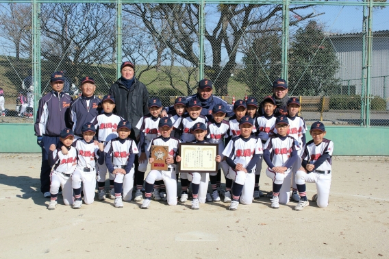 準優勝！！　第７回　久留米市野球連盟理事長杯